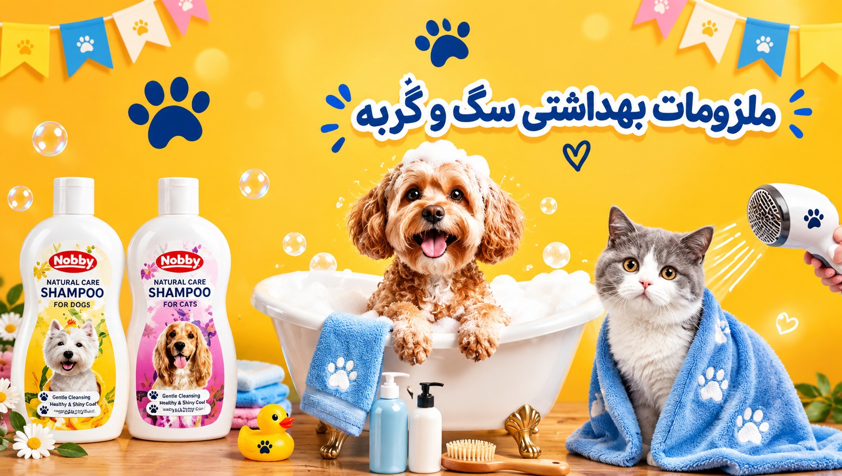 محصولات بهداشتی سگ و گربه
