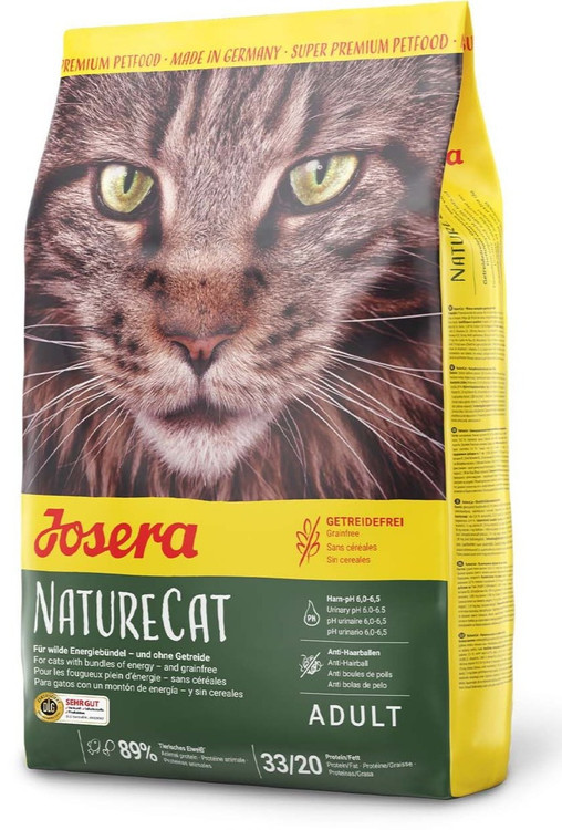 خرید غذای خشک گربه بالغ جوسرا مدل نیچر کت