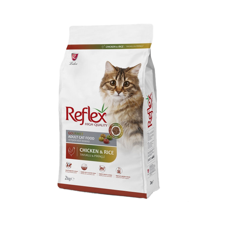 خرید غذای خشک گربه بالغ مولتی کالر 2کیلوگرم