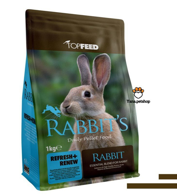 خرید غذای خرگوش تاپ فید وزن 1 کیلوگرم ارسال فوری