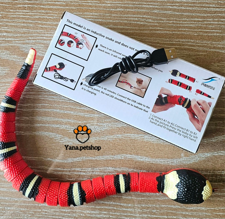 اسباب بازی مار هوشمند متحرک شارژی