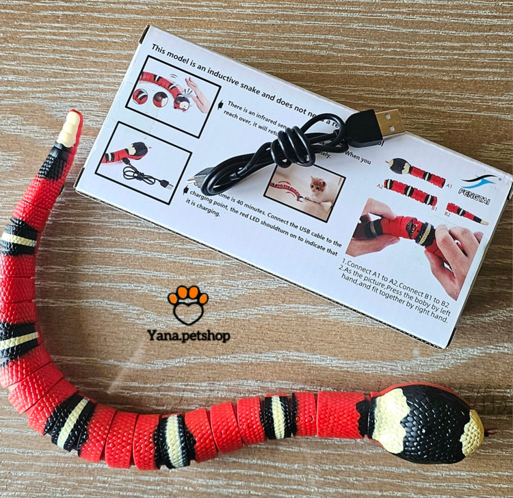 اسباب بازی مار هوشمند متحرک شارژی