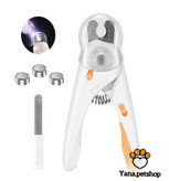 خرید ناخن گیر سگ و گربه دارای ذره بین و چراغ