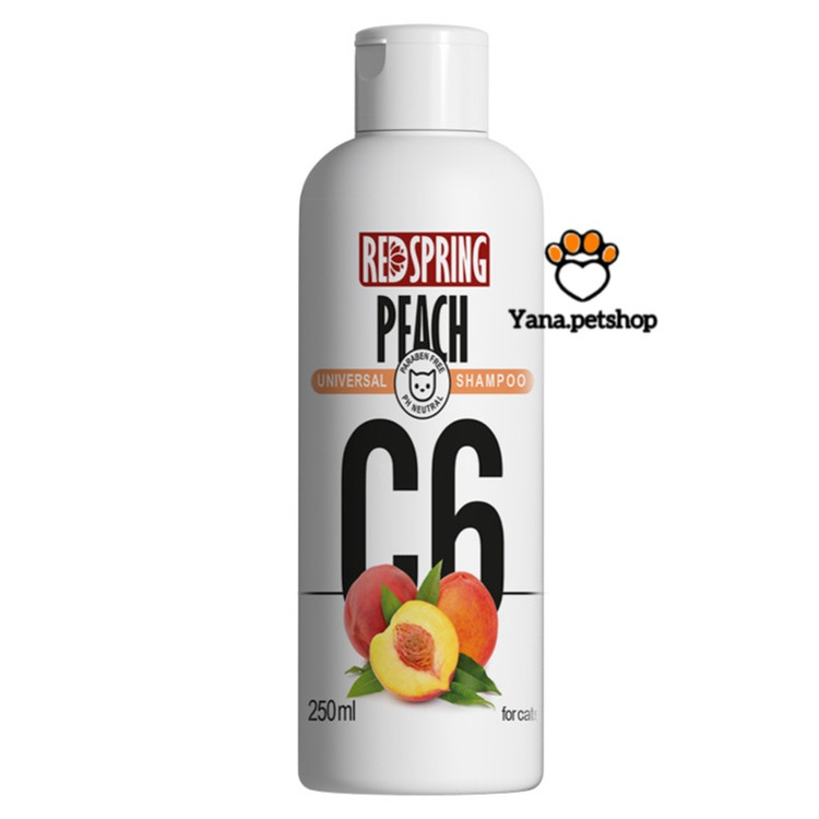 خرید شامپو گربه بالغ رد اسپرینگ رایحه هلو | ۲۵۰ میلیلیتر