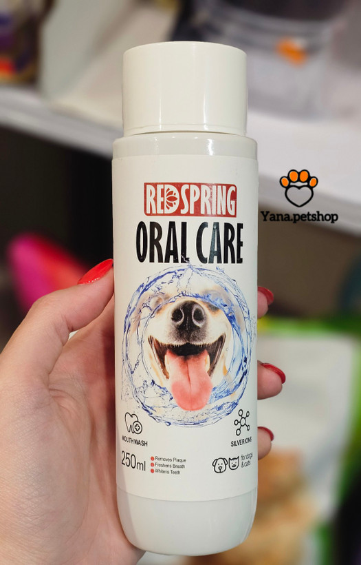 خرید دهانشویه سگ و گربه رد اسپرینگ ۲۵۰ میلیلیتر