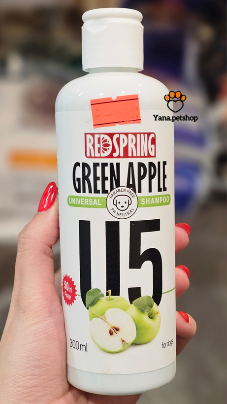 خرید شامپو سگ رد اسپرینگ رایحه سیب ترش ۳۰۰ میلیلیتر