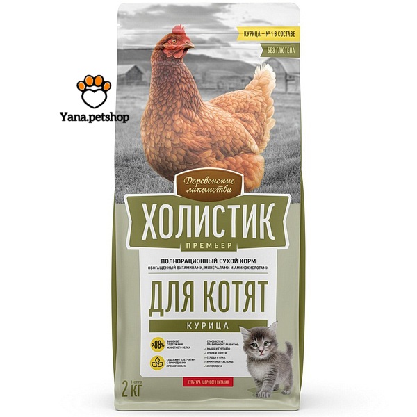 خرید غذای خشک بچه گربه کت فست طعم مرغ | 2کیلوگرم