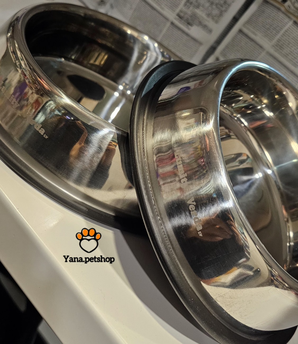 خرید ظرف غذای استیل سگ و گربه در قطر 15 و 20