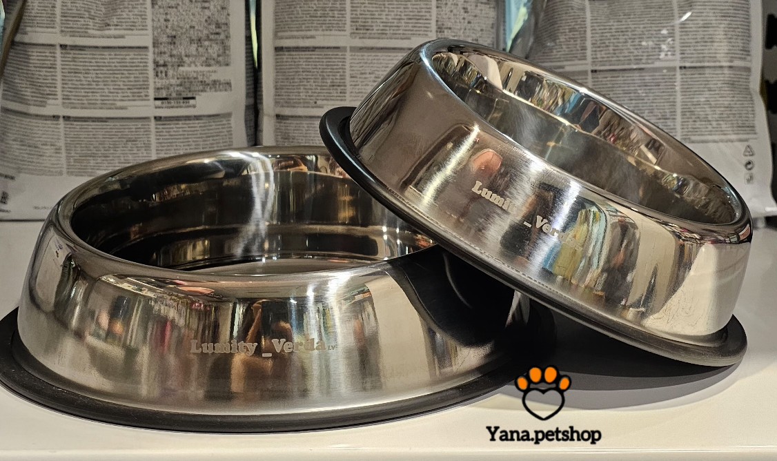 خرید ظرف غذای استیل سگ و گربه در قطر 15 و 20