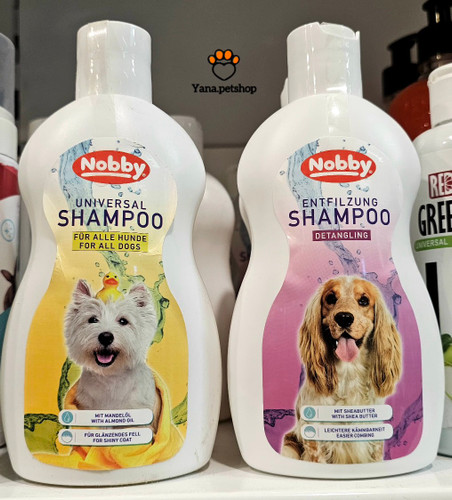 خرید شامپو سگ نوبی مدل گره باز کن و مدل روزانه 300 میلی لیتر