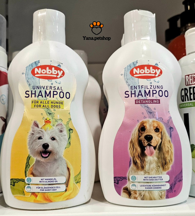 خرید شامپو سگ نوبی مدل گره باز کن و مدل روزانه 300 میلی لیتر