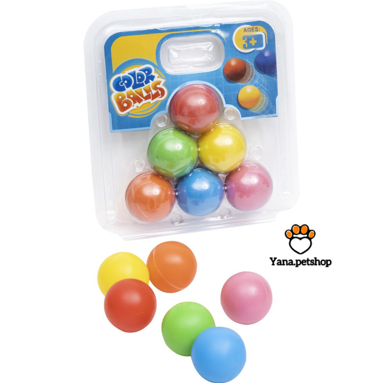 خرید اسباب بازی توپ رنگی بسته ۶ تایی | بازی و سرگرمی