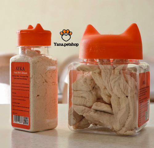 تشویقی مرغ سگ و گربه و پودر مرغ آیکا ۵۰ گرم ارسال فوری