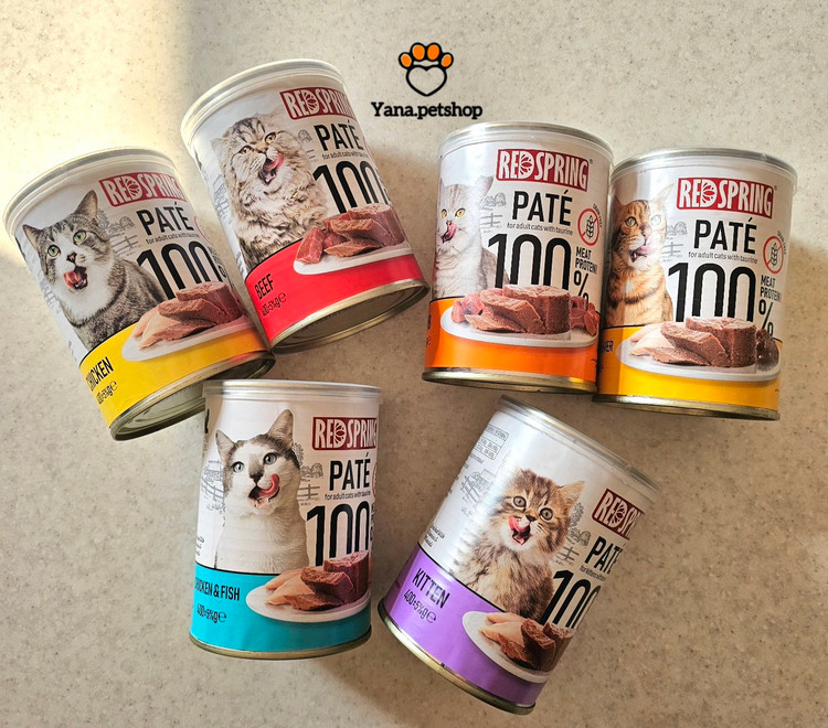 کنسرو گربه بالغ و کیتن رداسپرینگ 400 گرمی ارسال فوری