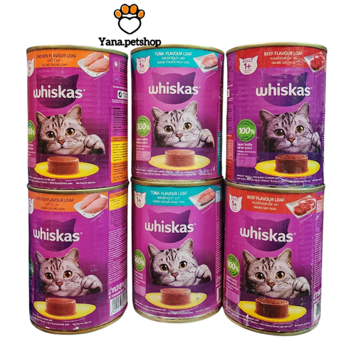 خرید غذای کنسرو گربه ویسکاس 400 گرم در 3 طعم پته