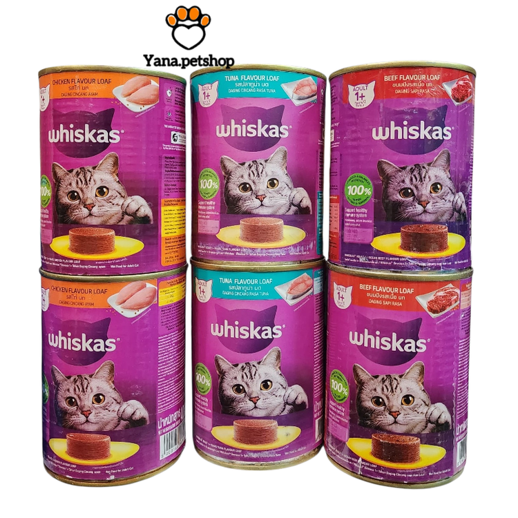 خرید غذای کنسرو گربه ویسکاس 400 گرم در 3 طعم پته