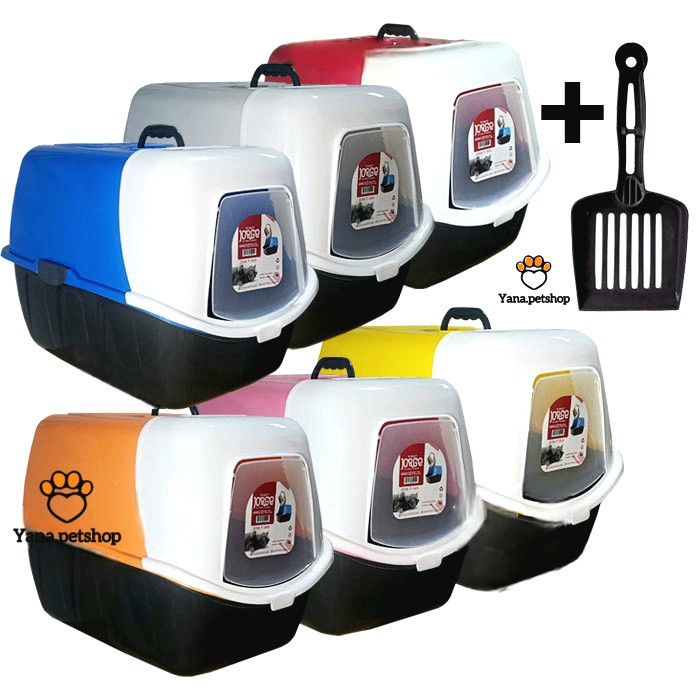 خرید ظرف خاک گربه مسقف جورج