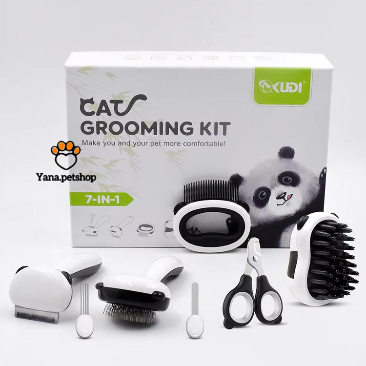 خرید کیت نظافت حیوانات خانگی 7 در 1 | گرومینگ خانگی سگ و گربه