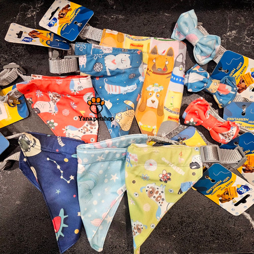 دستمال گردن سگ به همراه پاپیون ست برند مریلند ارسال فوری