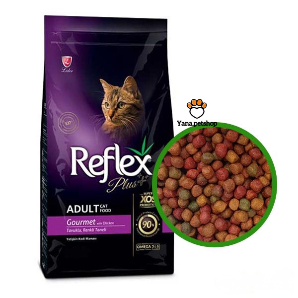 خرید غذای خشک گربه گورمت رفلکس پلاس ارسال فوری