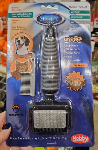 برس و شانه گربه و سگ نوبی آلمان مدل Starline Soft ارسال فوری
