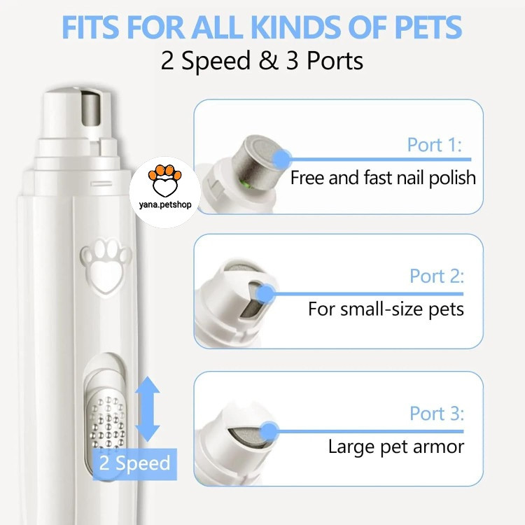 سوهان برقی سگ و گربه مجهز به چراغ LED مدل Pet Armor Sharpener