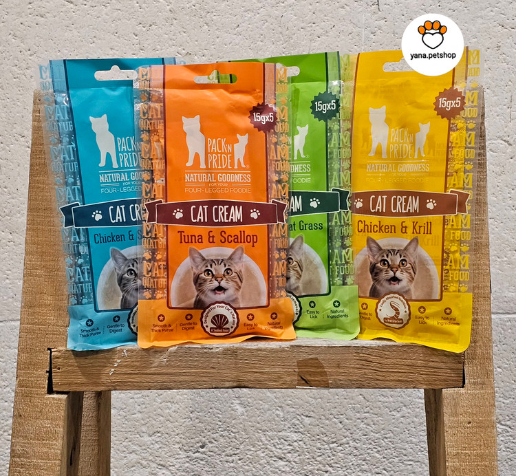 بستنی گربه پک ان پراید (Pack'n Pride) بسته ۵ عددی | محصول چین