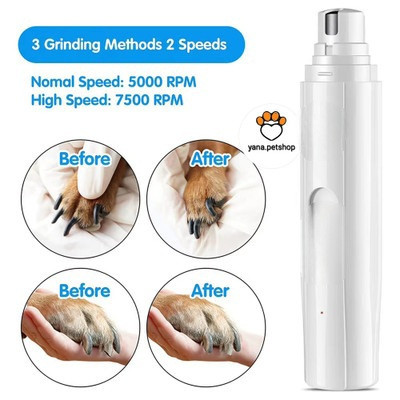 سوهان ناخن برقی سگ و گربه مجهز به چراغ LED ارسال فوری